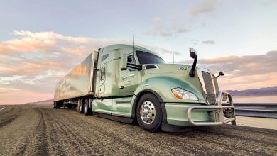 Daseke affiliate Central Oregon Trucking rig on highwayon highway