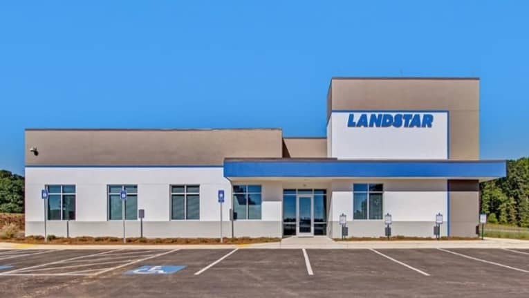 Landstar's new driver facility located on I-85 between Atlanta and Greenville, South Carolina