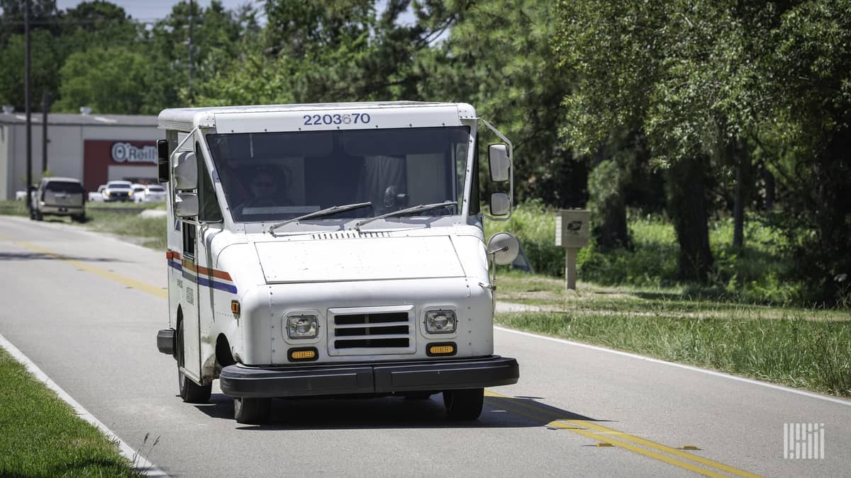 USPS vehicle