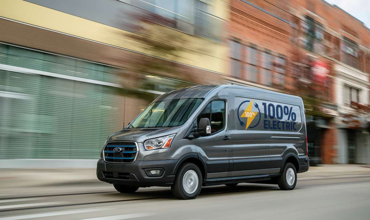 Ford unveils E-Transit electric van
