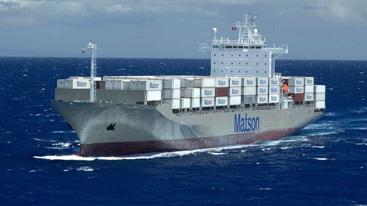 Matson shipping stocks