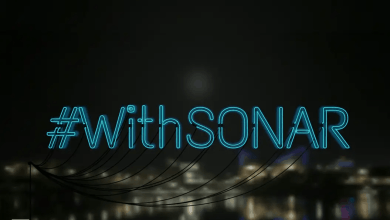 with sonar header