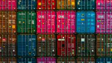 trans-Pacific containers