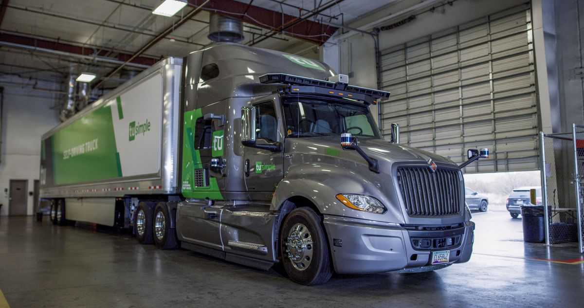 Self-driving truck technology startup TuSimple nears stock offering - FreightWaves