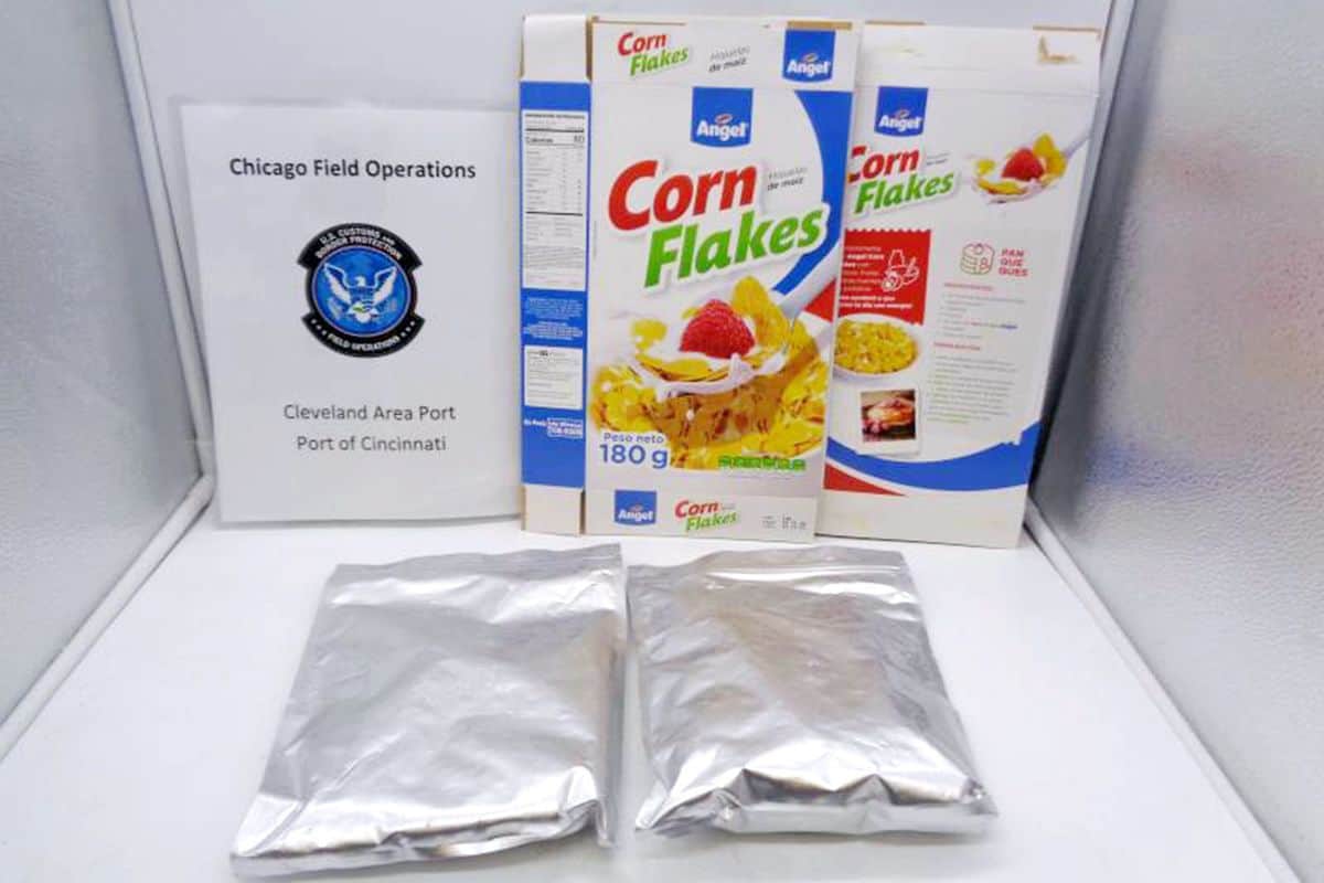Smugglers Used Corn Flakes Boxes to Hide Cocaine Worth $2.8 Million