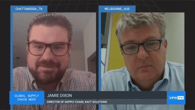 XAct's Dixon talks with FreightWaves staff in a fireside chat during Global Supply Chain Week.