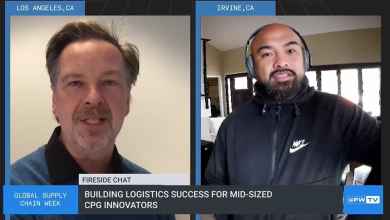 Ernie Manansala, Jr. and Grant Langston at Day 3 of Global Supply Chain Week