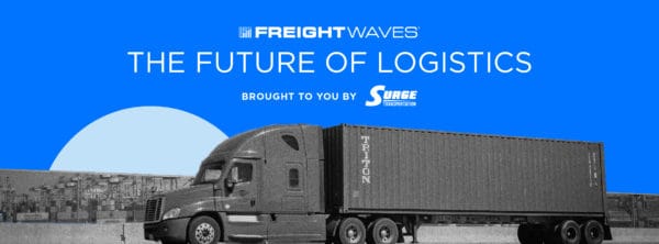 Freight Logo with Surge Transportation Logo