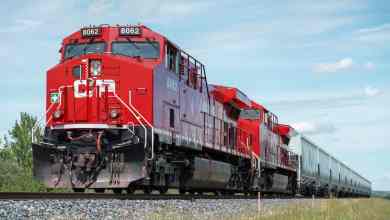 A photograph of a Canadian Pacific train.