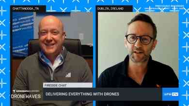 Bobby Healy and Kevin Hill at the DroneWaves Summit