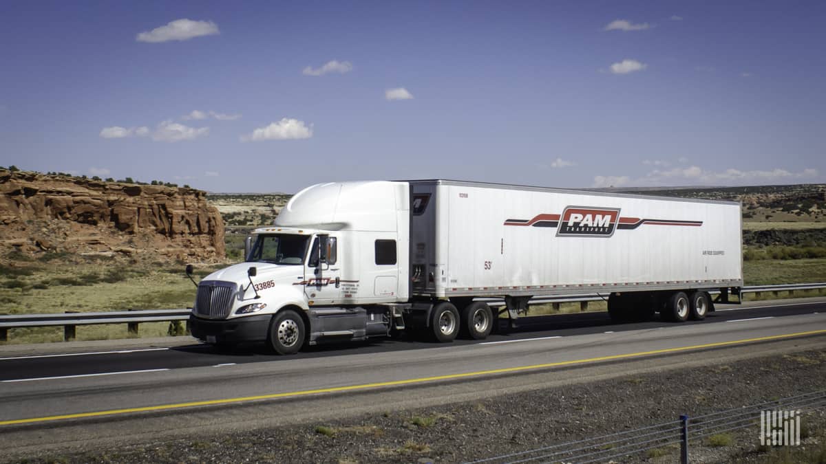 P.A.M. Transportation sees fundamentals improve in March