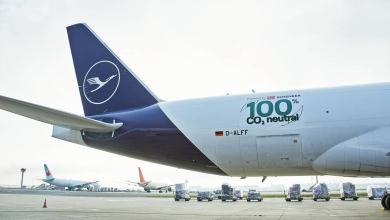 Lufthansa Cargo and DB Schenker launched a carbon-neutral flight route.