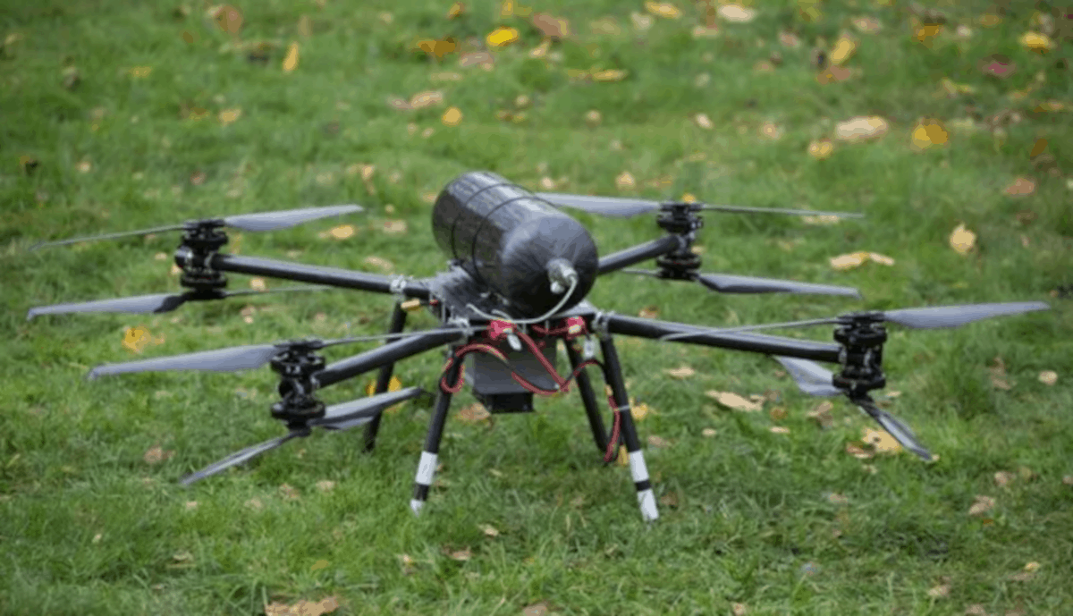 hydrogen-powered drone