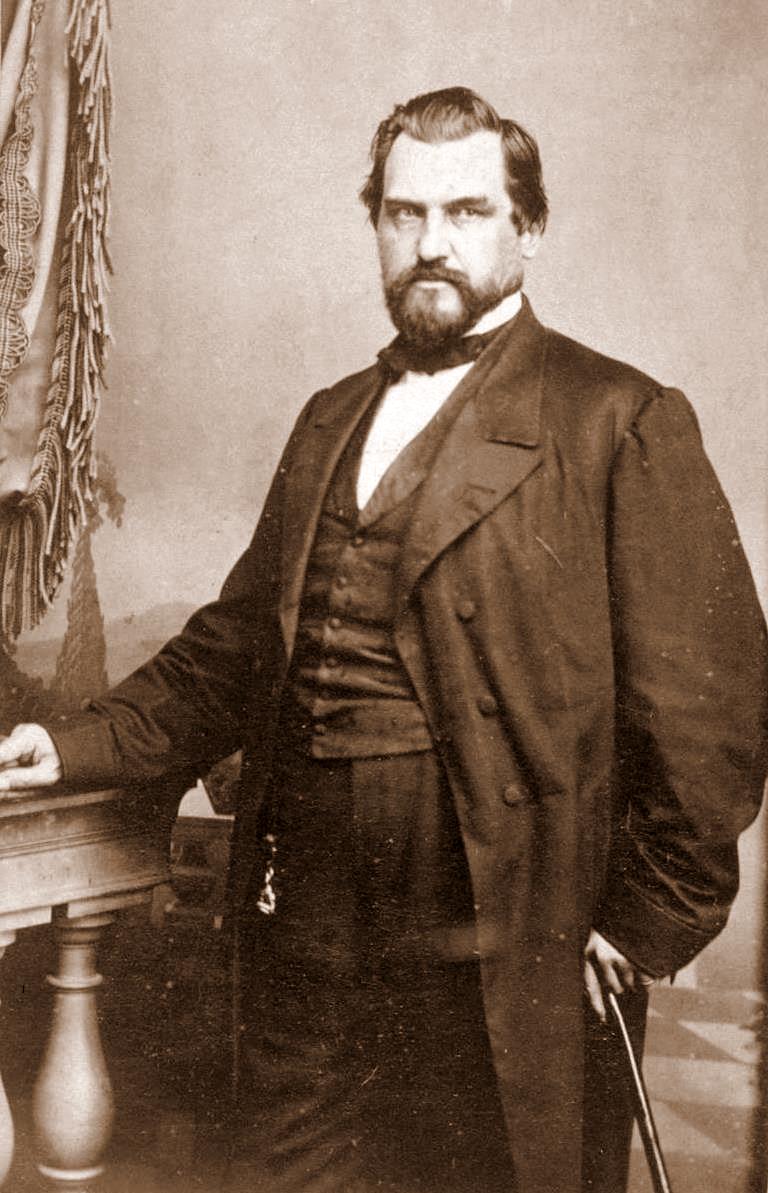 Leland Stanford in around 1870. (Photo: Bancroft Library, University of California, Berkeley)