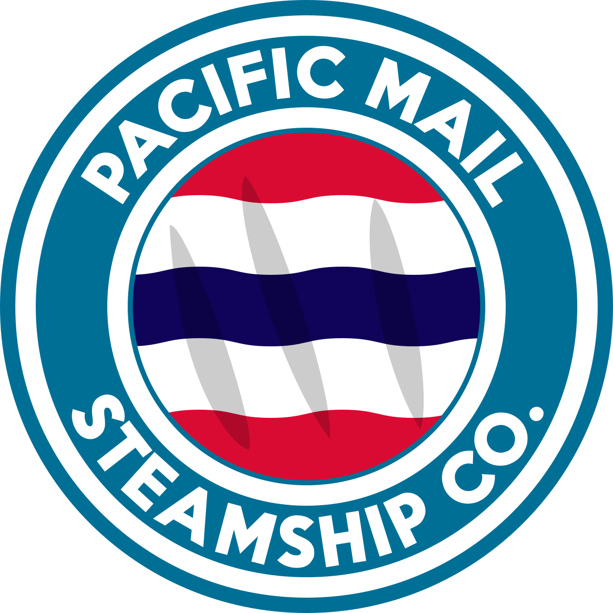 The Pacific Mail Steamship Co.'s logo. (Image: wikipedia)