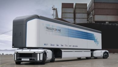 Hyundai Trailer Drone and e-Bogie technology aims to bring sustainability to trucking