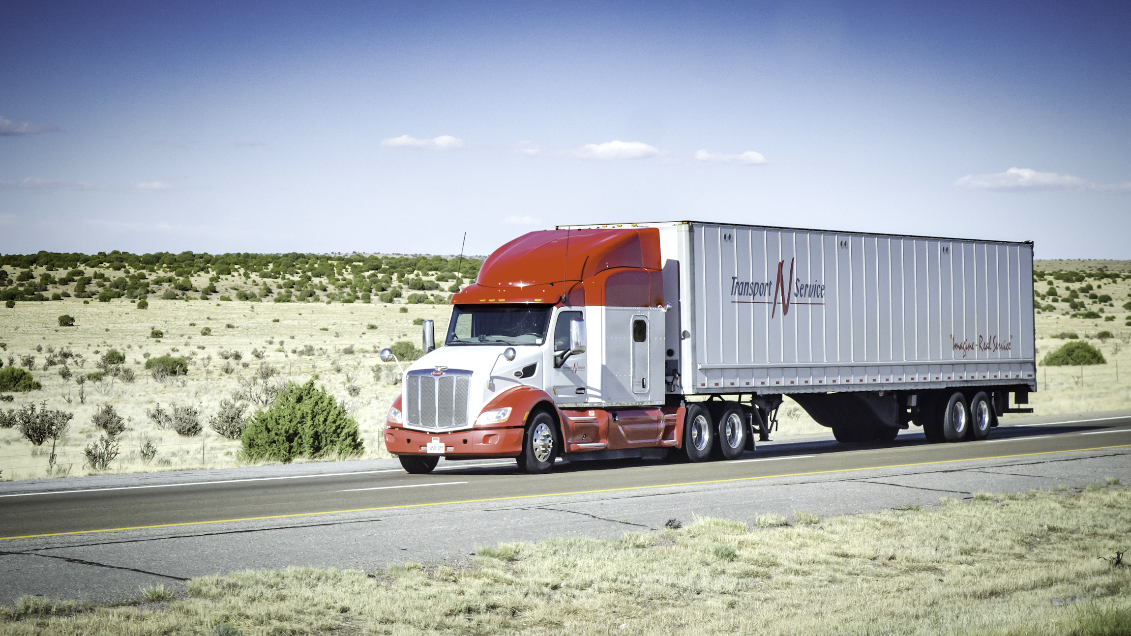 A tractor-trailer of Transport n Service, which was acquired by Kriska Transportation Group.