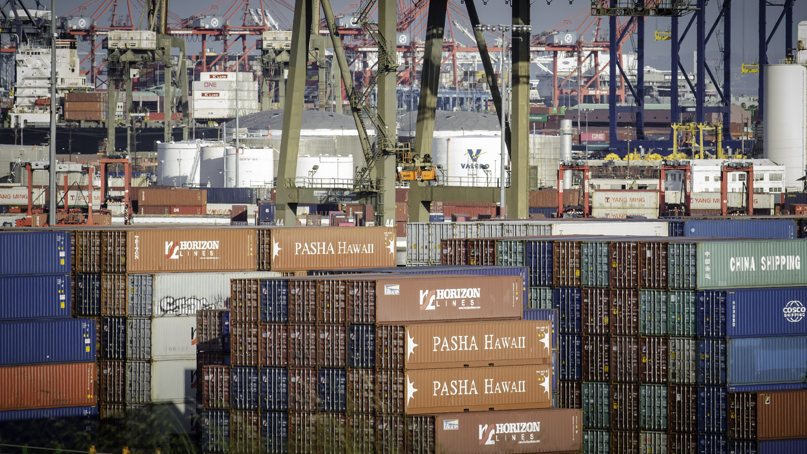 Containers at the Port of Los Angeles. (Photo: Jim Allen/FreightWaves)