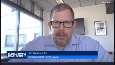 Head shot of Bryan Brandes, maritime director, Port of Oakland