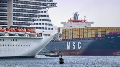 container shipping cruise