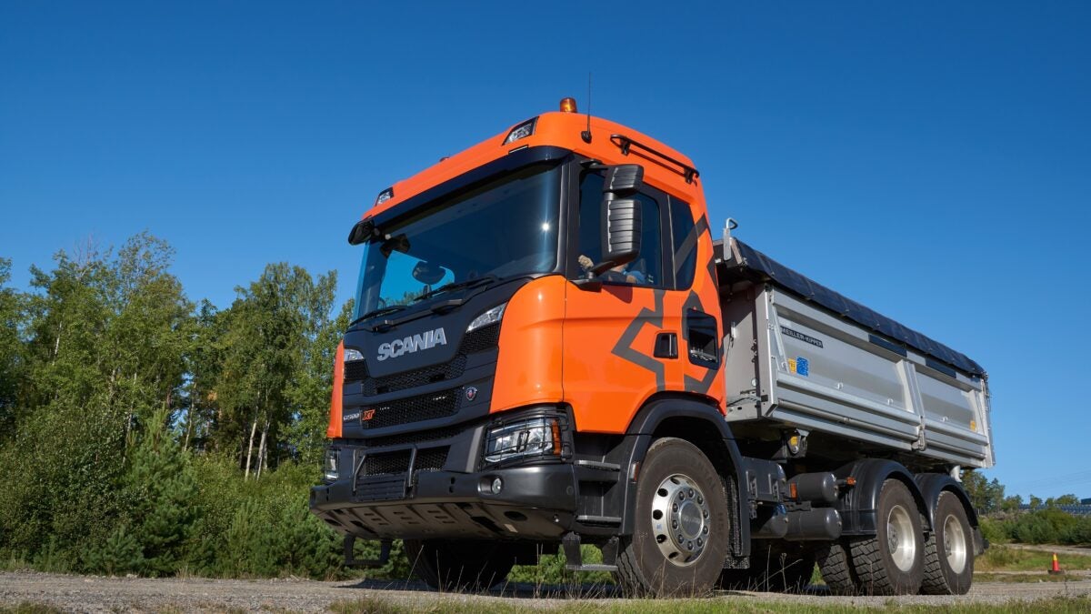 The Scania G 500 XT 6x4 Tipper truck