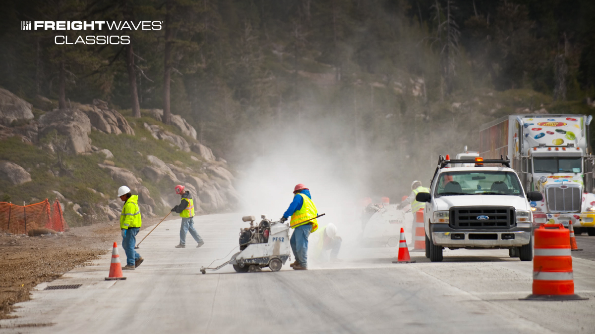 A road crew at work. (Photo: Scott Lorenzo/Caltrans)