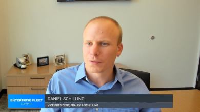 Daniel Schilling, VP at Fraley & Schilling, during a fireside chat at FreightWaves’ Enterprise Fleet Summit.