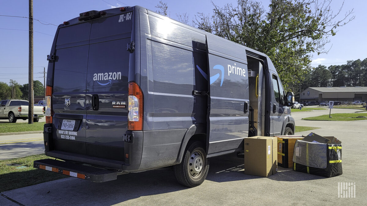 Amazon Prime delivery van