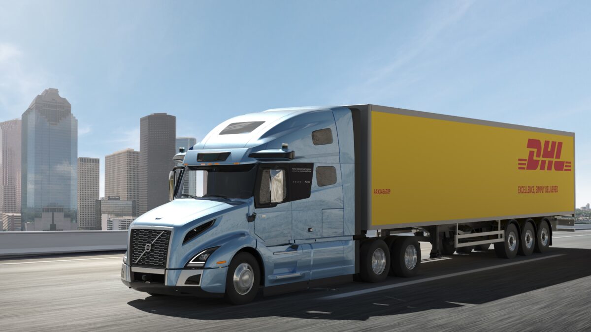 Hub-to-hub autonomous trucking coming from Volvo, DHL