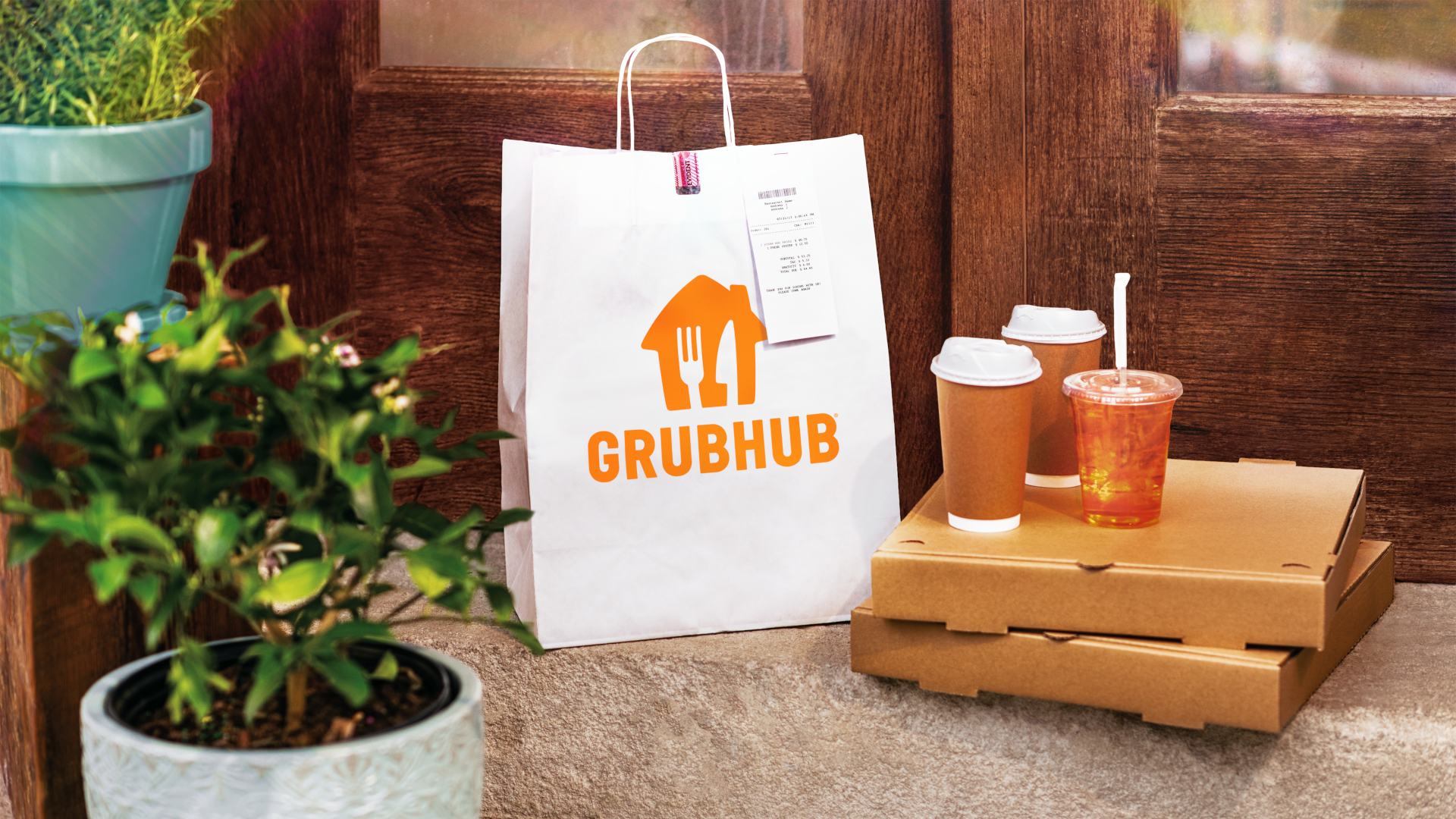 Grubhub food delivery bag