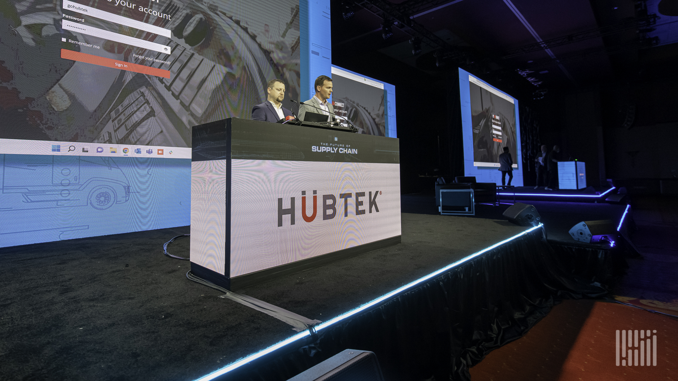 Hubtek's product demo.