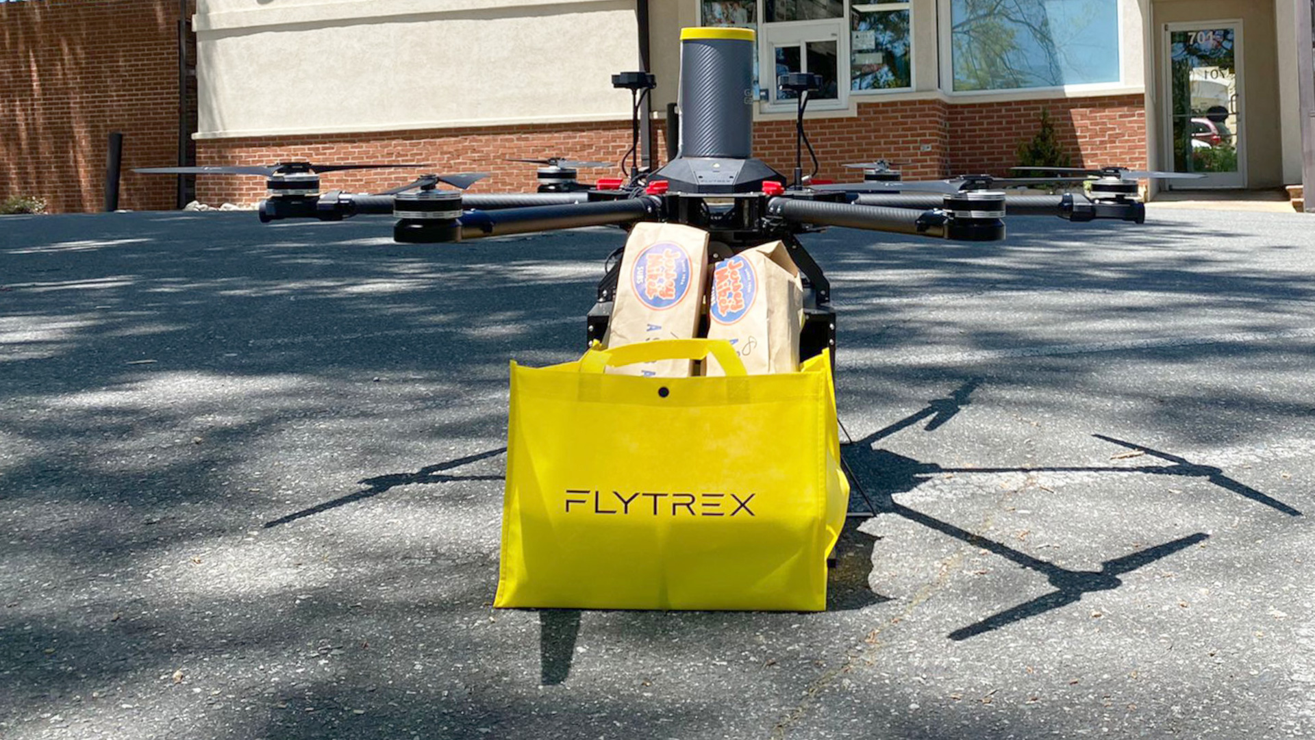 Jersey Mike's sub with Flytrex drone