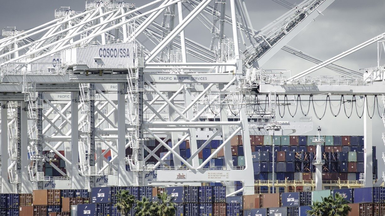 Container terminal Port of LA
