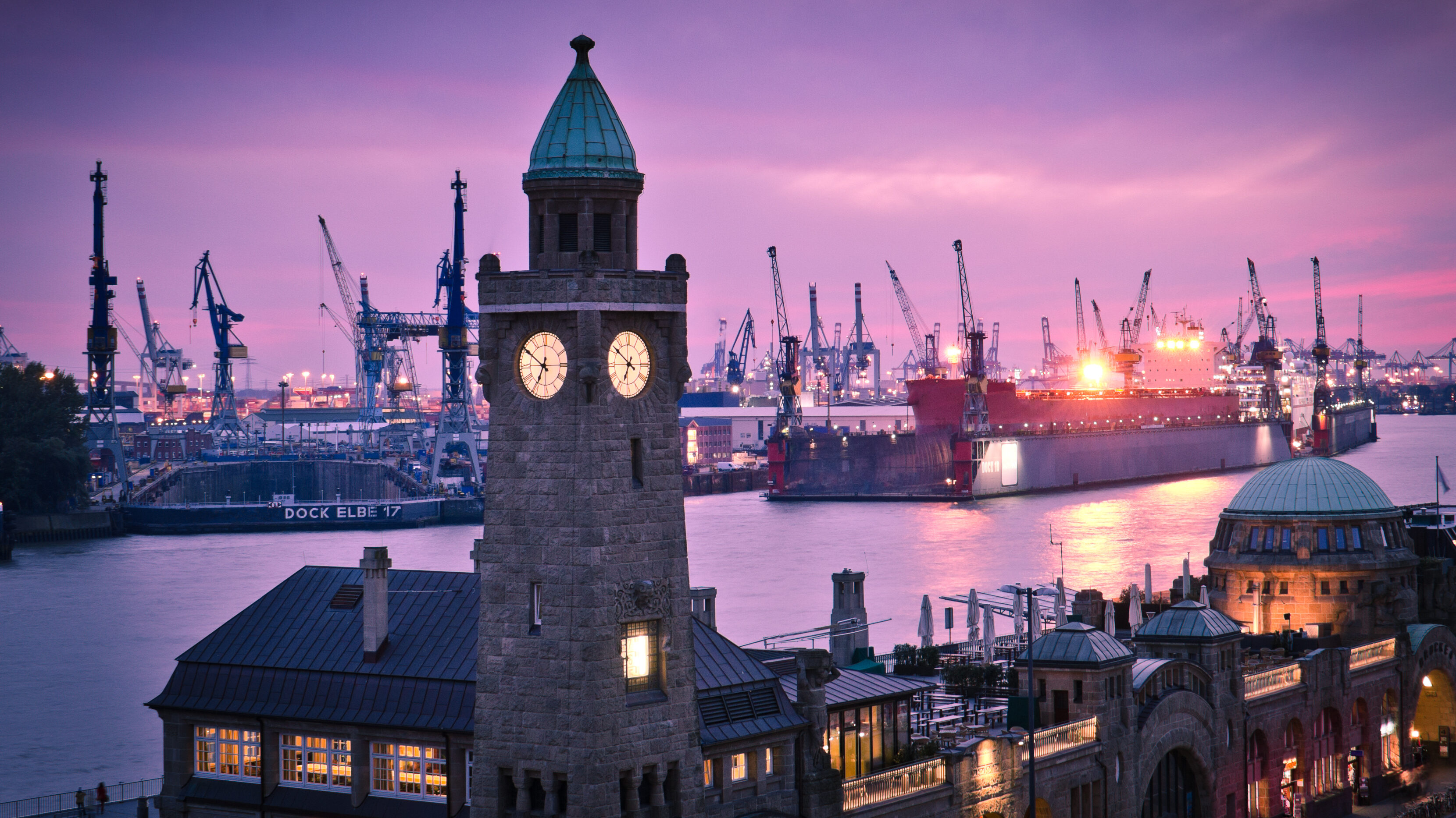 Port of Hamburg in Germany.