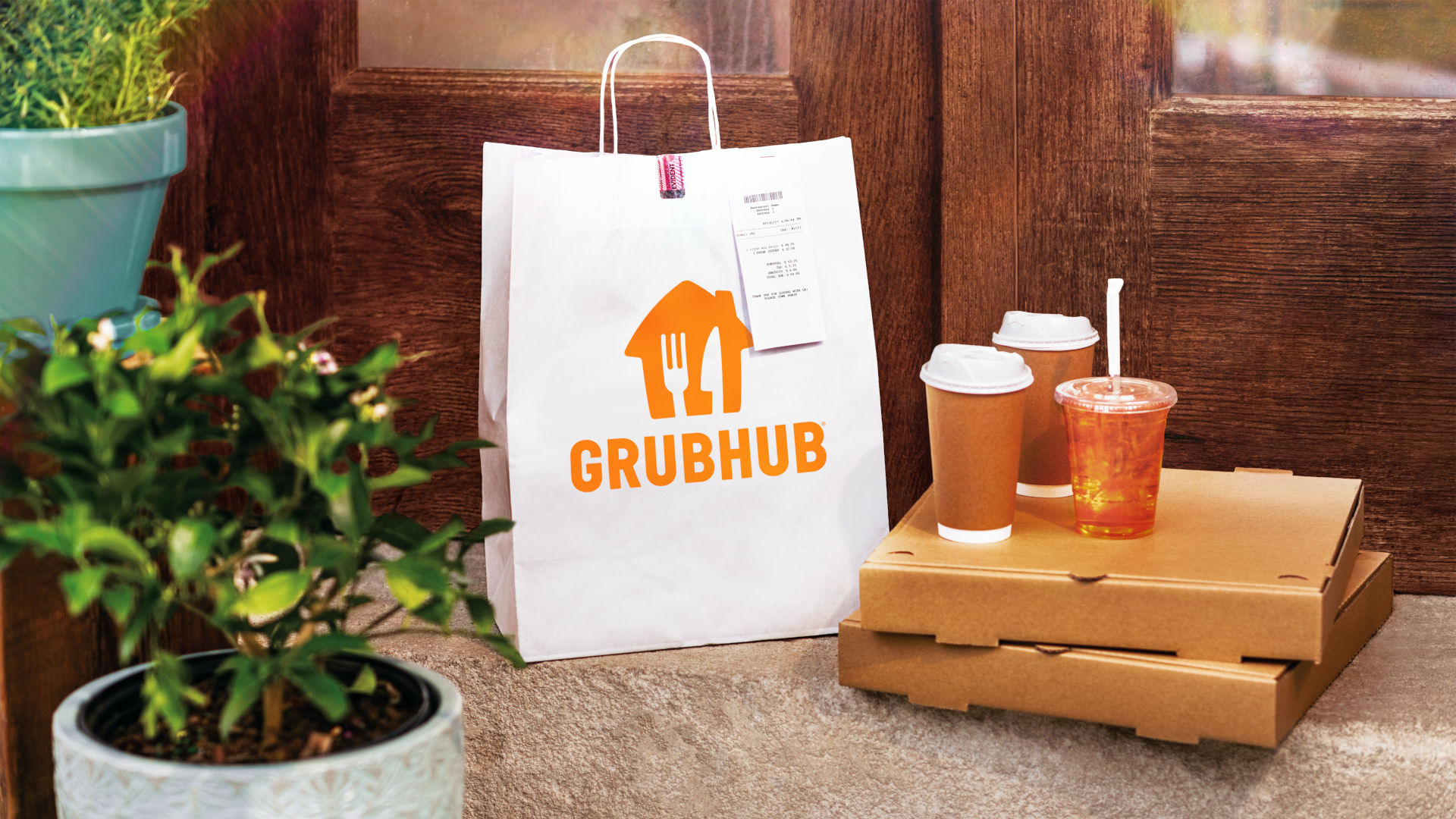 Grubhub food delivery bag