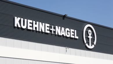 Kuehne + Nagel sign on building