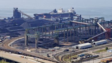 Photo showing coal exports