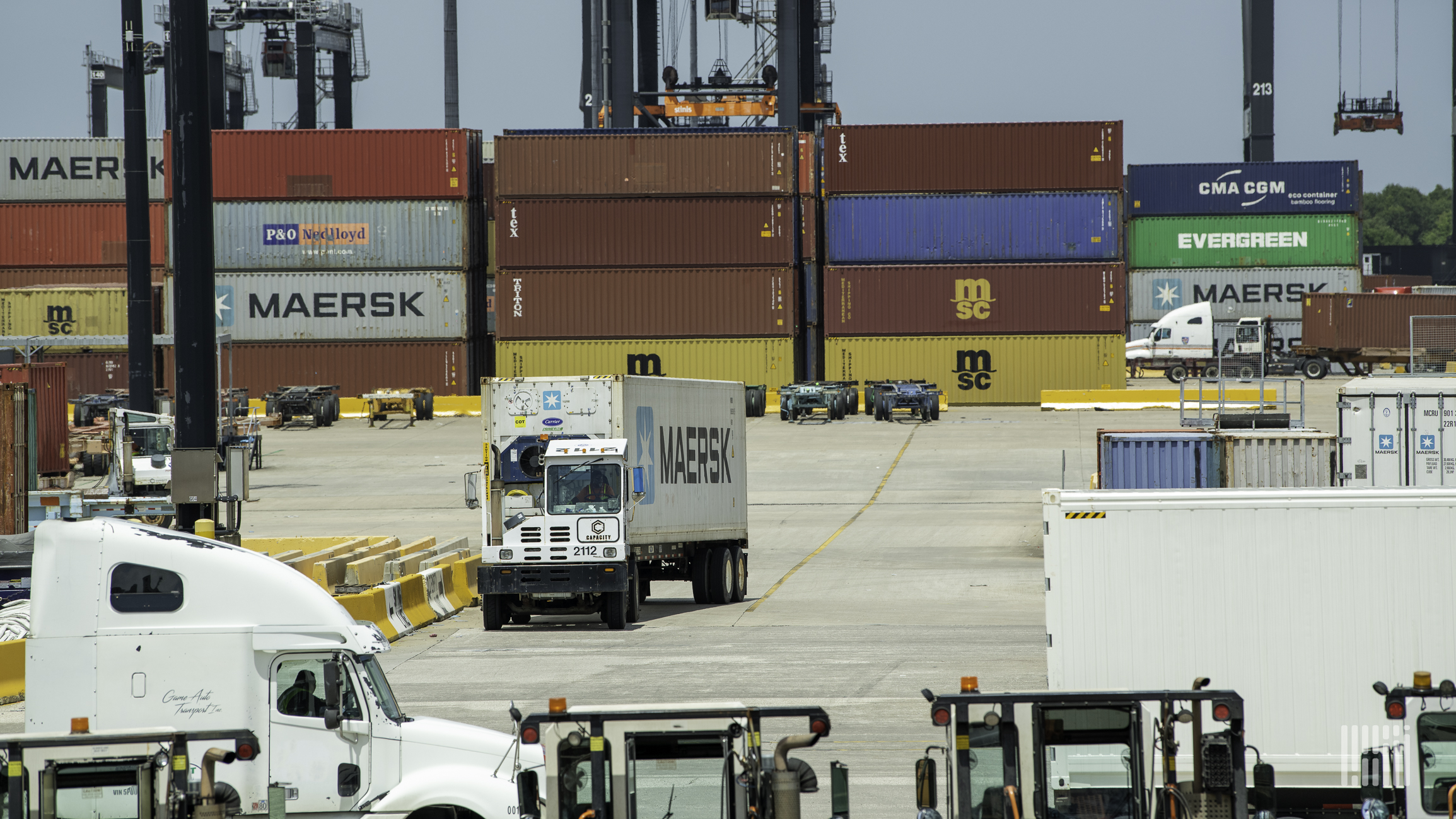 Container terminal at Port of Houston.