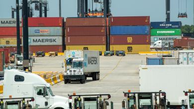 Container terminal at Port of Houston.