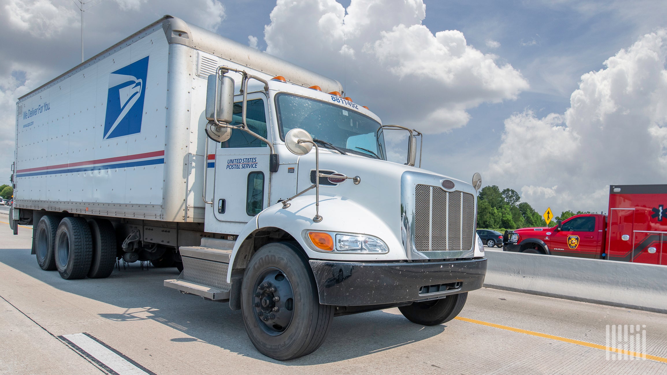 USPS postal service delivery truck