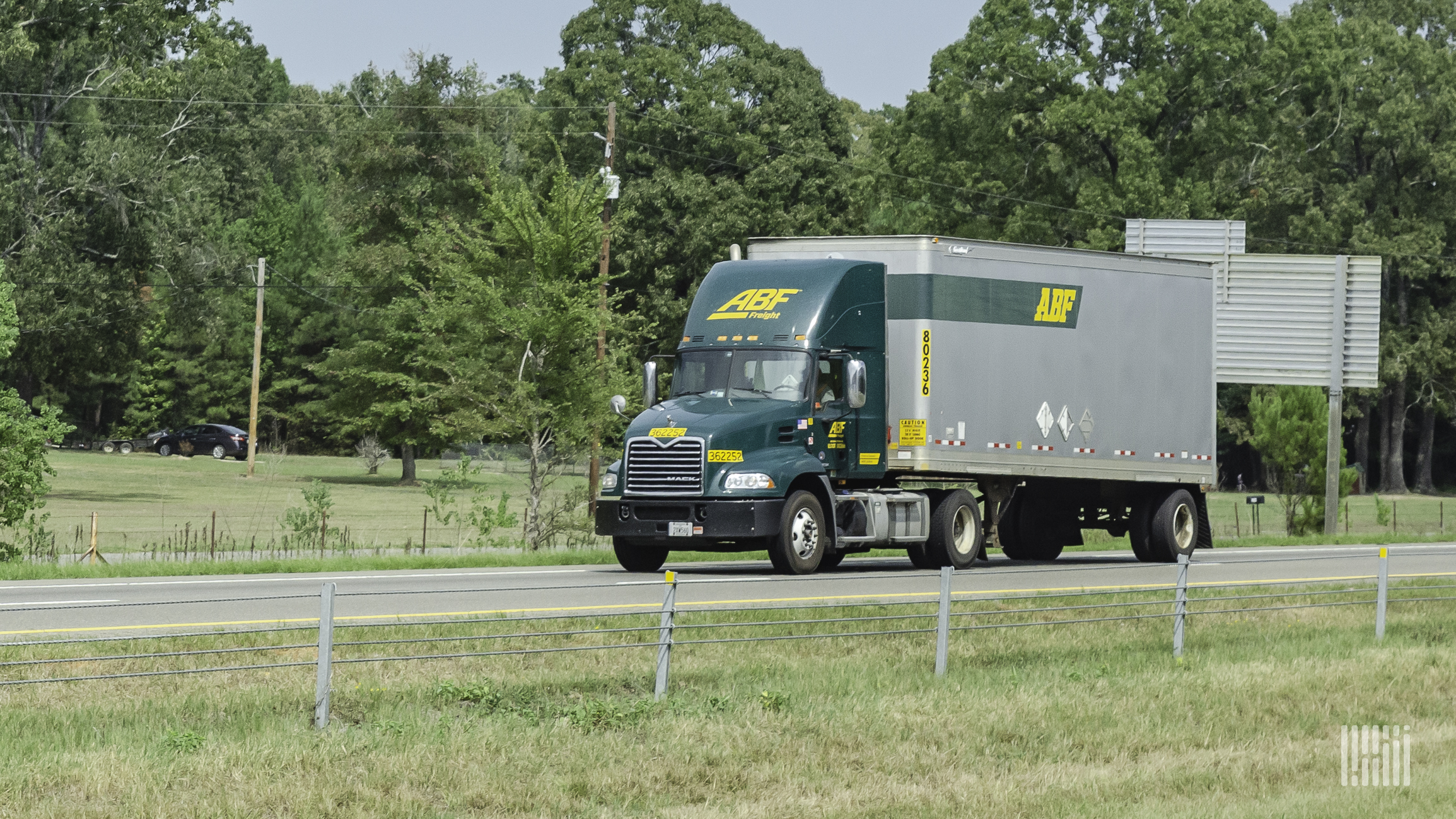 ABF Freight truck on highway