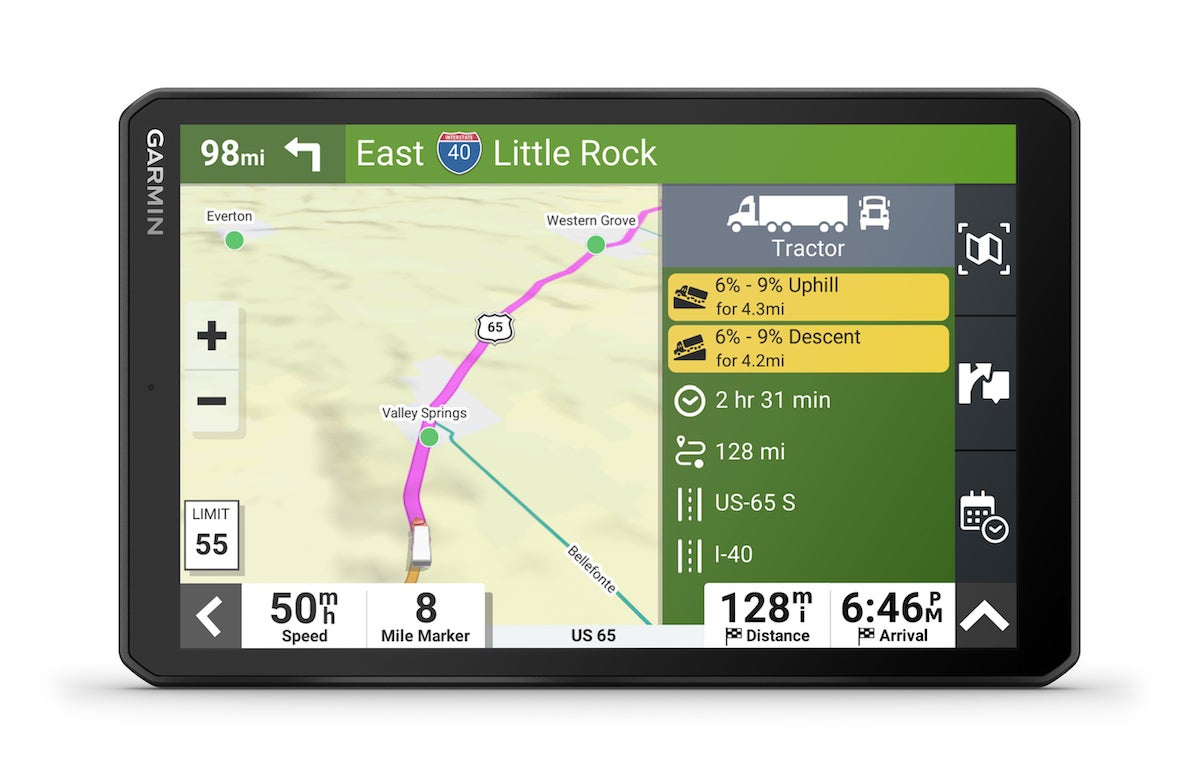 wetenschapper Clam amplitude WeDrive: Updated Garmin GPS cam navigator offers bird's-eye satellite views  - FreightWaves