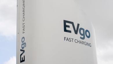 EVgo Lyft electric vehicle charging station