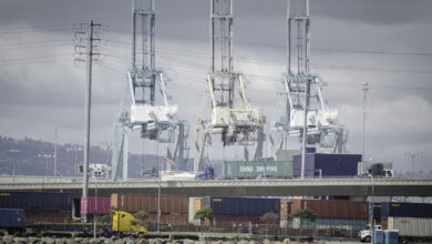 Containers at the Port of Los Angeles