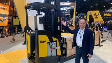 Yale lift truck technologies forklift reach truck