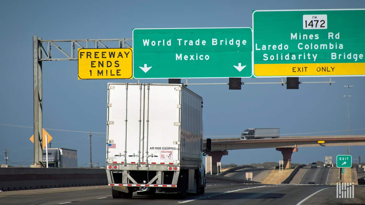 Laredo, Texas, again top US gateway for international trade - FreightWaves