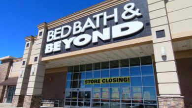 a photo of Bed Bath & Beyond store closing