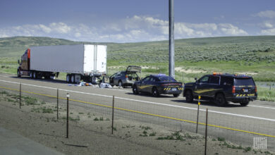 Accident involving truck and car