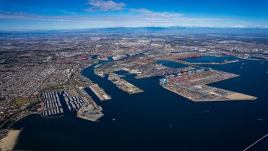 photo of port of Los Angeles - new West Coast labor deal reached