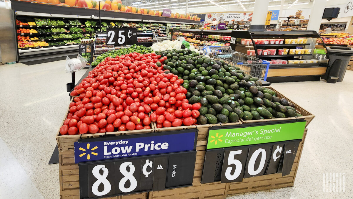Low-price supermarket prices